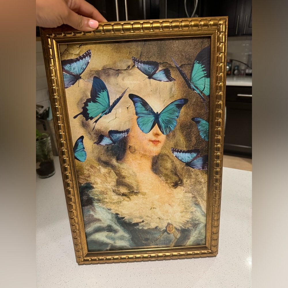 Butterfly lady wall art